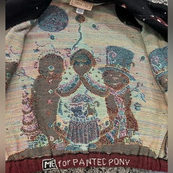 ✨VTG✨ Painted Pony Sweater Christmas Santa
Snowman Tapestry Jacket Med 🎅🏼☃️🎄 - Picture 11 of 15